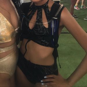 black rave / festival two piece | iheartraves